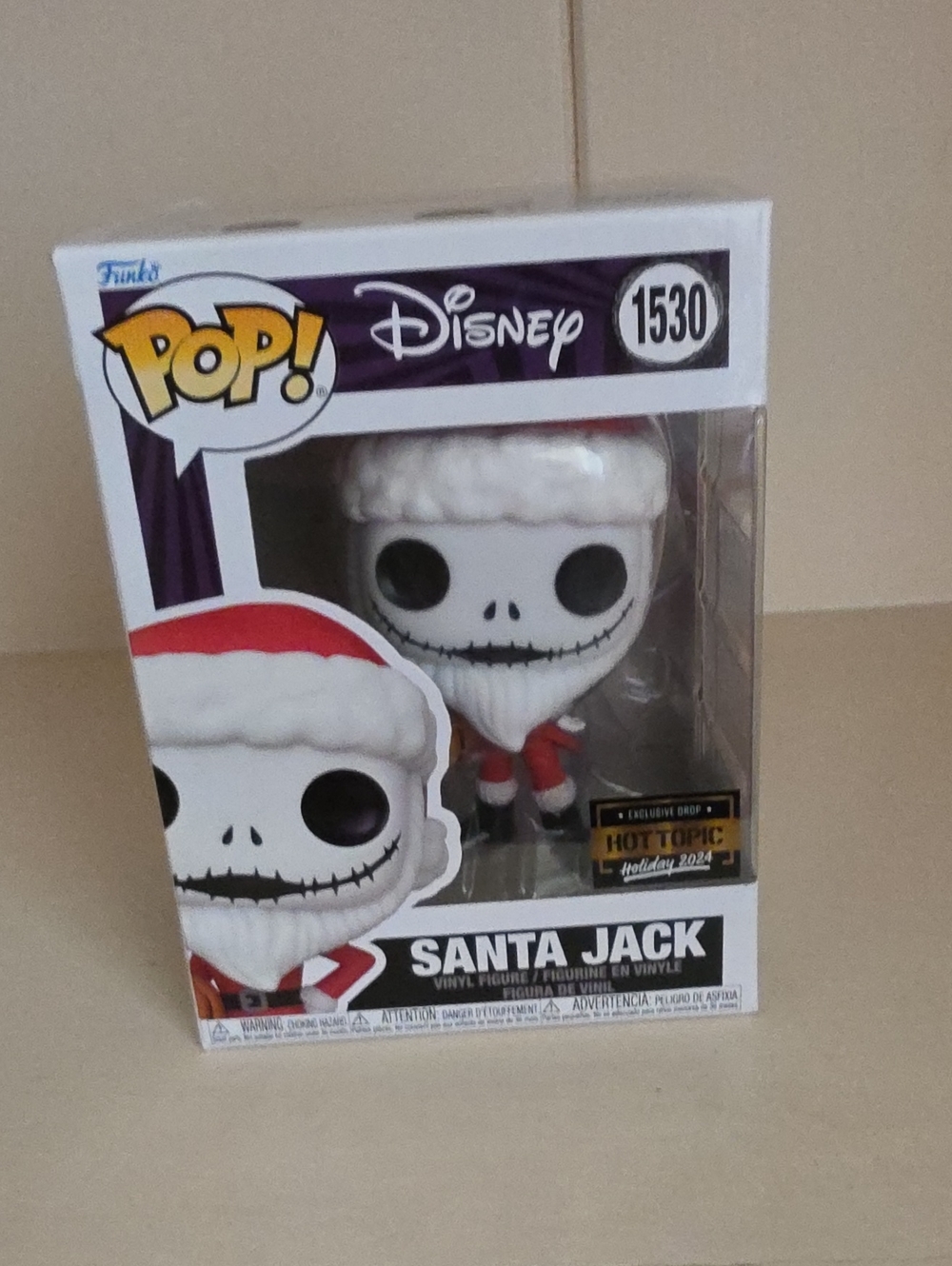 Funko POP! Santa Jack Vinyl Figure - White, Red, Black